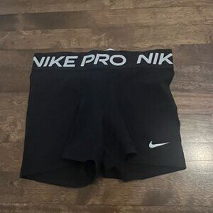 Black Nike pro shorts